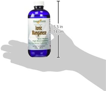 Good State Liquid Ionic Manganese (96 servings at 2 mg elemental, plus 2 mg fulvic acid - 8 fl oz)