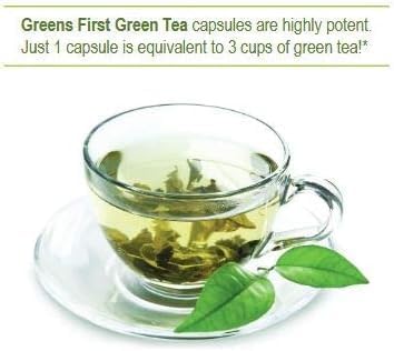 Greens First Green Tea Vitality Formula Enhanced with Moringa 60 Veggie Caps