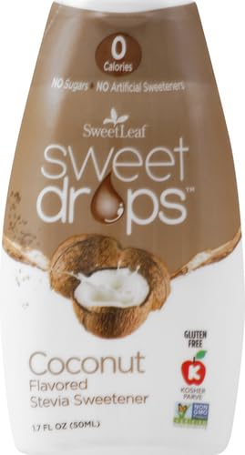 Sweetleaf Sweet Drops Liquid Stevia Sweetener, Coconut, 1.7 Ounce