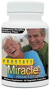 1 Pack of Prostate Miracle® Advanced Formula: with 600 mg of 80% beta sitoserol, derived from Pine (Soy-Free, Non GMO)