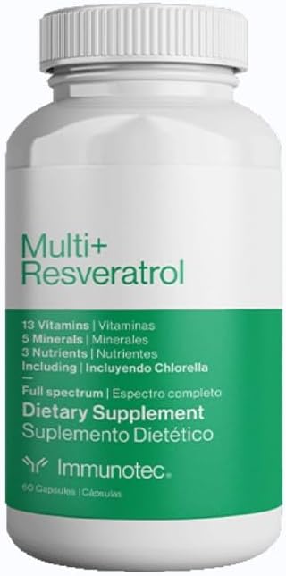 Immunotec Multi+ Resveratrol Full Spectrum Dietary Supplement, 60 Capsules