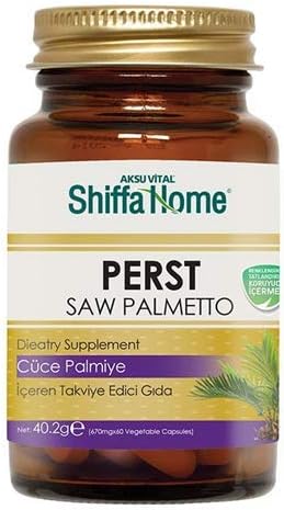 Shiffa Home PERST Saw Palmetto Extract 670mg x 60 Capsules Herbal Food Supplement