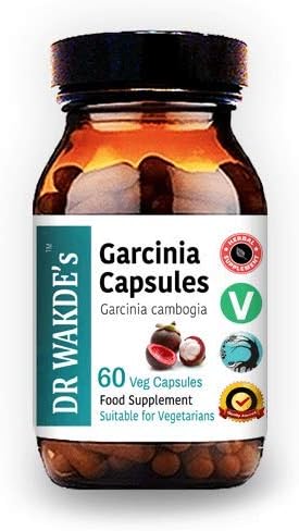 DR WAKDE'S Garcinia Fruit Capsules (Garcinia cambogia, 60 Veg Caps, Plant-Based Supplement, Ayurvedic Herb, All Natural, Vegan)