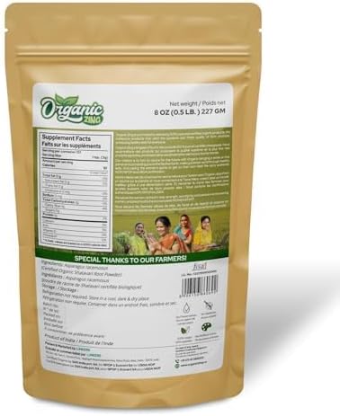 Moringa Leaf Powder | Moringa Powder Organic | USDA Certified 100% Pure, Natural and Vegan | Product of India - 227 gm (8 oz) Pack of 3