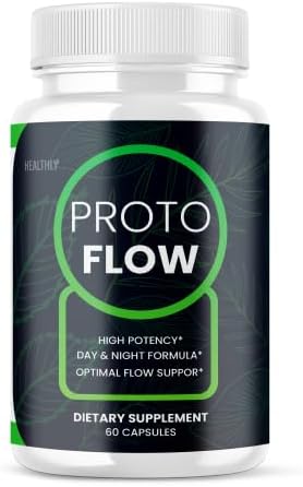 Protoflow Prostate Support Pills - Proto Flow Pills - Protoflow Capsules Supplement Non GMO with Saw Palmetto Advanced Formula Protoflow Pills Formula Extra Strength Made in USA 2023 (60 Capsules)