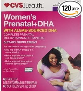 CVS DHA Prenatal Multivitamin 2 Step Program Tablets - 60 day