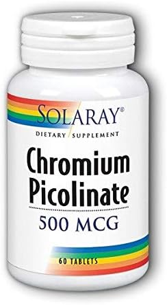 Chromium Picolinate 500mcg Solaray 60 Tabs