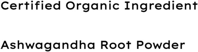 CARMEL ORGANICS Organic Ashwagandha Root Powder, 16 Oz or 1 Lbs - USDA Certified. Lab Tested, Non GMO & Gluten Free | Withania Somnifera from India | Eco Friendly Kraft Paper