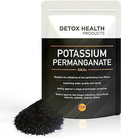 Potassium ~ Permanganet - Free Flowing Powder - Detox Health Products - 32 OZ