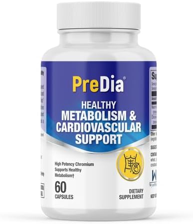 PreDia - Healthy Metabolism & Cardiovascular Support Health - (Chromium 200mcg)