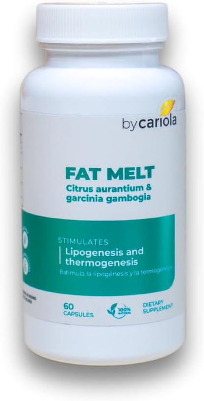 FatMelt for Weight Management Supplement 60 Caps - Weight Support - Metabolism Booster - Energy Boost - Bitter Orange Peel - Garcinia Cambogia