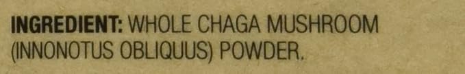 Sayan Siberian Raw Coarse Chaga Powder 4 Oz (113g) Wild Harvested Mushroom Tea, Powerful Adaptogen Antioxidant Supplement for Immune System and Digestive Health