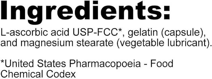 NutriBiotic - Vitamin C 1000 Mg Capsules, 500 Count | Essential Immune, Antioxidant & Collagen Support Supplement | Pharmaceutical Grade L-Ascorbic Acid, 1000 Mg Per Serving | Gluten & GMO Free