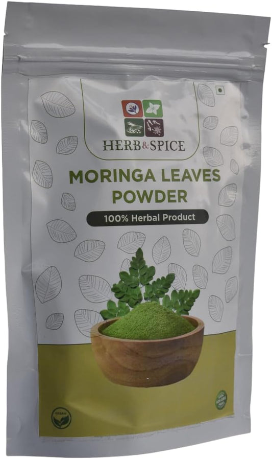 100% Organic Moringa Powder - Moringa Oleifera - USDA Certified Organic Moringa for Immunity, Digestion & Energy (227 Gram)