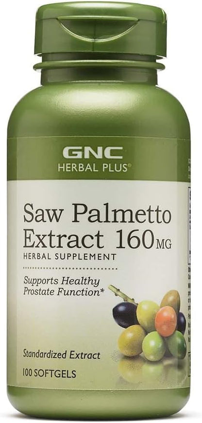 GNC Herbal Plus Saw Palmetto Extract 160mg