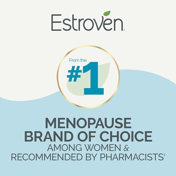 Estroven Complete + Ashwagandha Multi-Symptom Menopause Supplement for Women - Clinically Proven Ingredients Provide Menopause Relief & Night Sweats + Hot Flash Relief* - 4 Month Supply (Pack of 2)