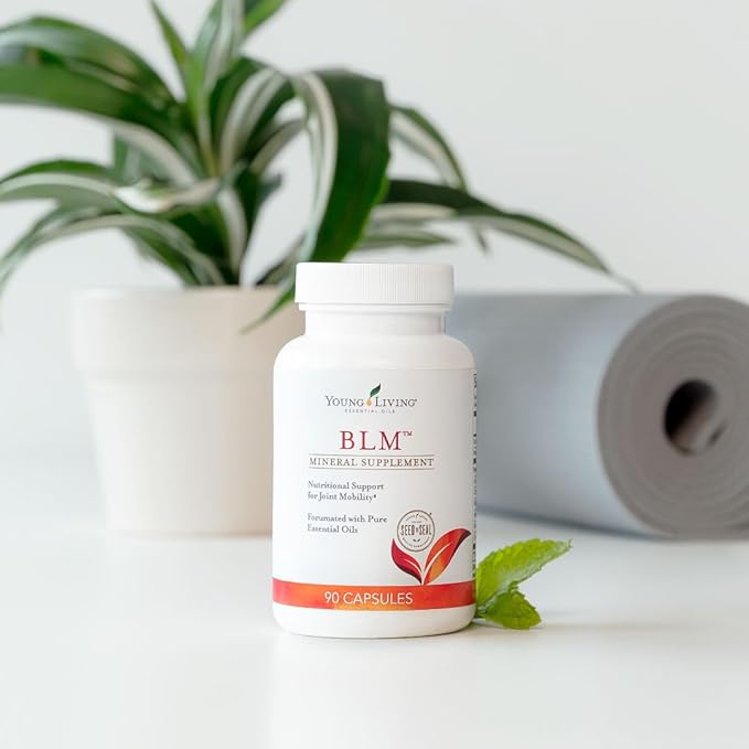 BLM Capsules 90 Capsules by Young Living Essential Oils - Mineral Supplement - Nutritional Support - Glucosamine Sulfate - Collagen - Manganese Citrate