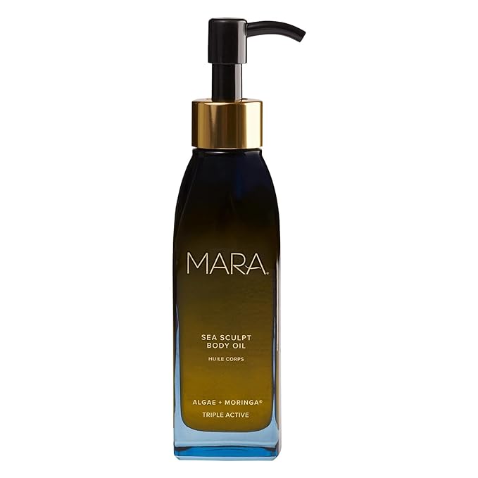 MARA - Natural Algae + Moringa Sea Sculpt Body Oil | Non-Toxic, Plant-Based Skin Care | Firm, Hydrate, Sculpt + Refine the Skin with Moringa + Squalane (4 fl oz | 120ml)