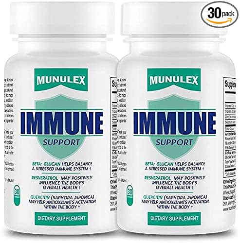 Immune Support Supplement | Featuring Beta-glucan, Resveratrol, Quercetin, Elderberry, Advanced Mushroom Complex + Zinc, Selenium, and Vitamins C and D3 (60)