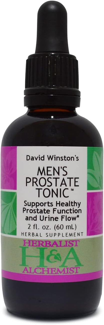 David Winston's Men's Prostate Tonic™ Supports Healthy Prostate Function and Urine Flow. 2 Fl Oz. Liquid Herbal Extract