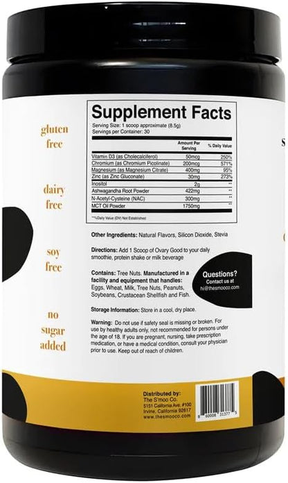 S’moo Ovary Good - Caramel Macchiato | Inositol Blend for PCOS, Hormone Balance & Fertility | Regulate Cycle, Improve Energy Levels, Ovarian Function, Hormonal Acne & More (30 Servings)