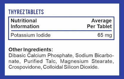 Potassium Iodide Radiation Tablets - 65mg (30 Pills) EXP 07/2025 - KI Tablets for Radiation - Anti Nuclear Fallout