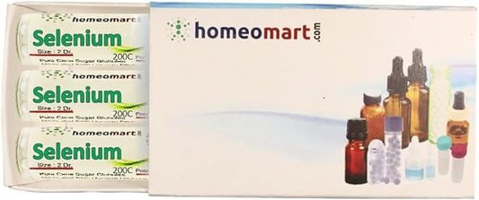 Selenium Homeopathy Pellets (Pills) in 200C Potency Pack of 3