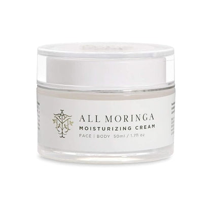 Moringa Oleifera Face Cream, Nourishing, Moisturizing and Healing, Natural Antibiotic, Exclusive Formula for Sensitive Skin, All-Natural, Non GMO, Ethically Produced, Jasmine Fragrance