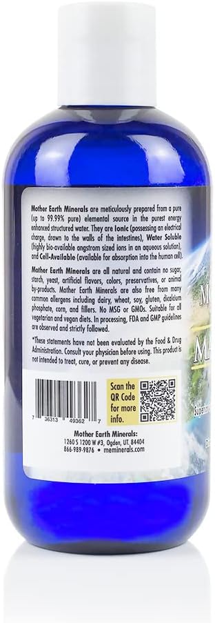 Mother Earth Minerals - Manganese - 8 Ounce 96 Servings