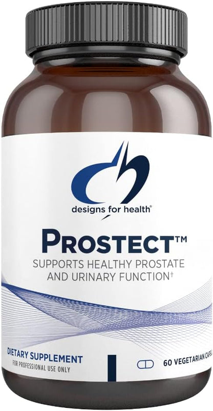 Designs for Health Prostect - Saw Palmetto-Free Prostate Supplements for Men - Urinary Function + Prostate Support - Cranberry, Pollen + Pomegranate Extract - Men's Health Supplement (60 Capsules)