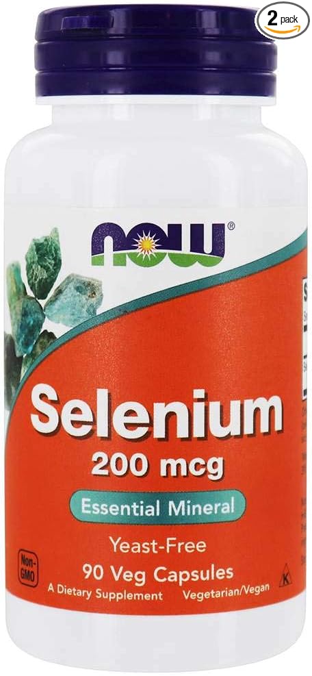 Selenium 200 mcg Yeast Free 90 Capsules (Pack of 2)