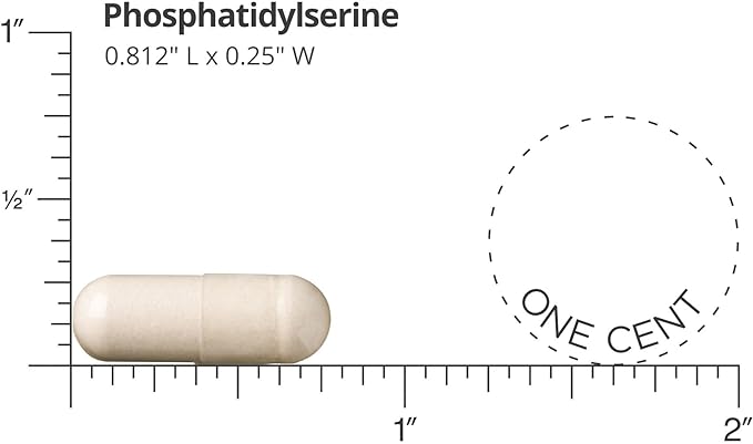 Healthy Directions Phosphatidylserine Supplement—150 mg/Serving, 60 Vegan Capsules for Cognitive Health, Brain Function, and Healthy Memory (30-Day Supply)