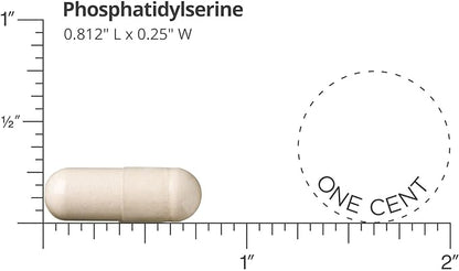 Healthy Directions Phosphatidylserine Supplement—150 mg/Serving, 60 Vegan Capsules for Cognitive Health, Brain Function, and Healthy Memory (30-Day Supply)