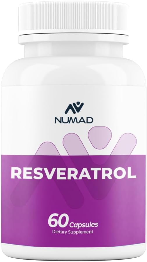 Resveratrol 600Mg per Capsule - 60 Capsules, up to 1800mg per Serving