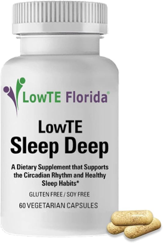 Sleep Deep - 60 Capsules I Sleep Supplement with Melatonin 5mg, Ashwagandha, GABA, Lemon Balm Extract & l Theanine, Sleep Aid for Healthy Circadian Rhythms