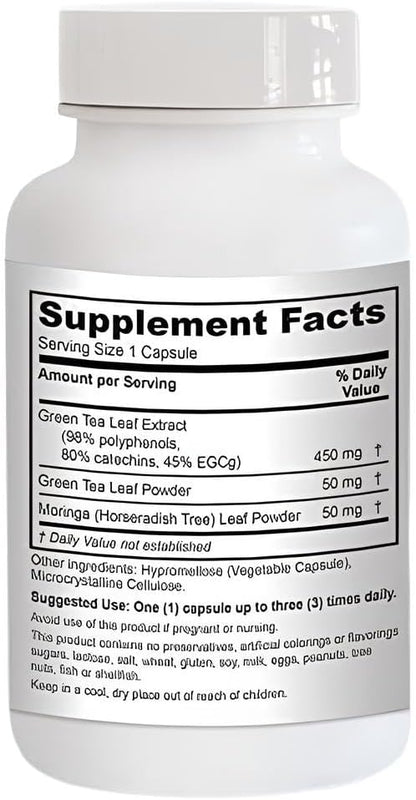 Greens First Green Tea Vitality Formula Enhanced with Moringa 60 Veggie Caps