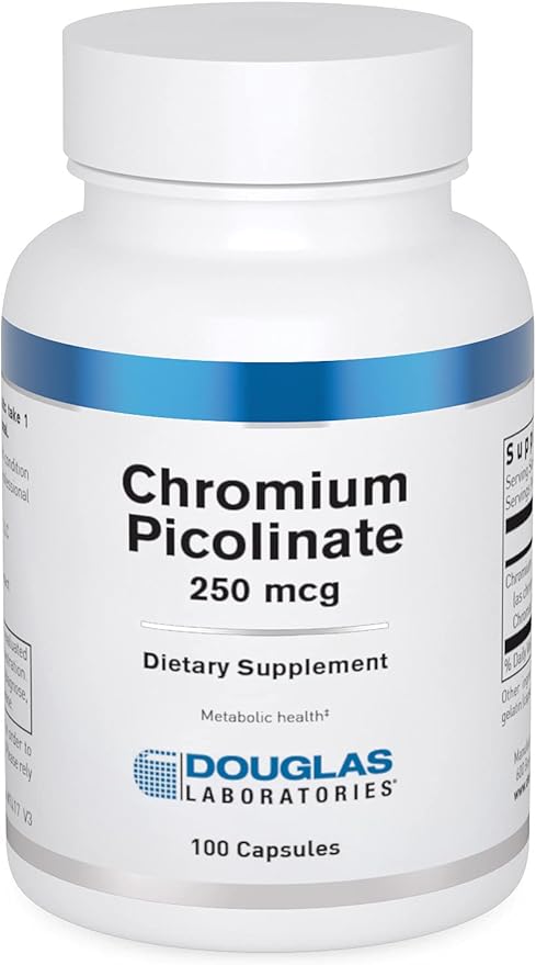 Douglas Laboratories Chromium Picolinate (250 mcg) | Supports Healthy Metabolism | 100 Capsules