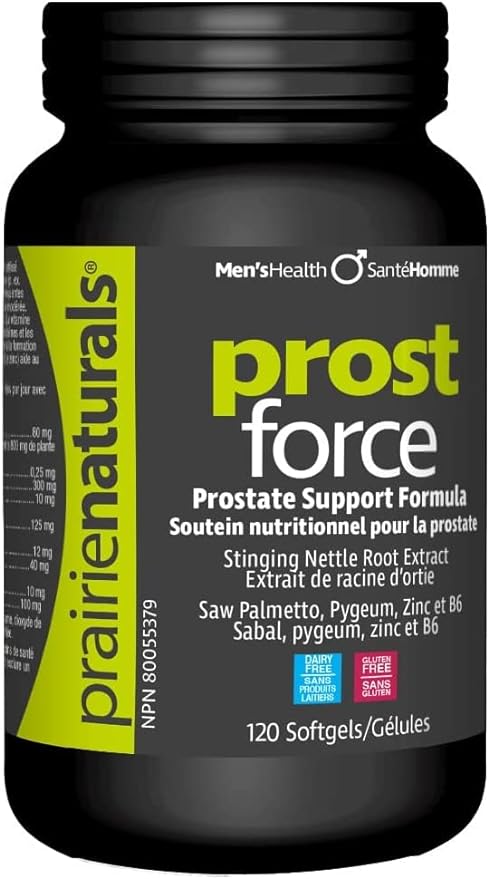 Prairie Naturals Prost Force Prostate Support for Men Softgels, 120 Count