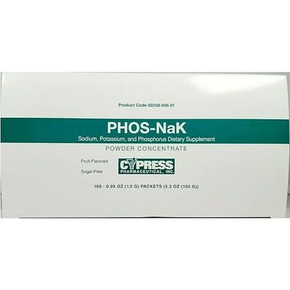 MCK27102700 - Phos-NaK Dietary Supplement Sodium / Potassium / Phosphorus 160 mg - 280 mg - 250 mg Unit Dose, Oral Powder Concentrate Packet Fruit Flavor