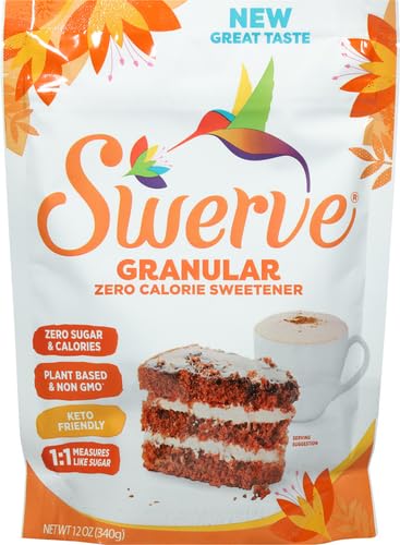 Swerve Sweetener, Granular, 12 Ounce