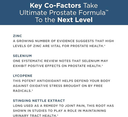 Purity Products Ultimate Prostate Formula Supports Prostate Health - Beta Sitosterol, Lignans, Saw Palmetto, Stinging Nettle Extract, Phyto Sterols, Lycopene, Zinc, Selenium and More - 90 Tablets