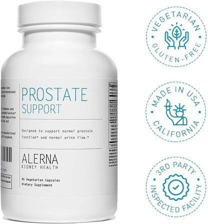 Prostate Support Supplement for Men with Saw Palmetto, Nettle Root, and Pumpkin Seed Extract – (1 Bottle)