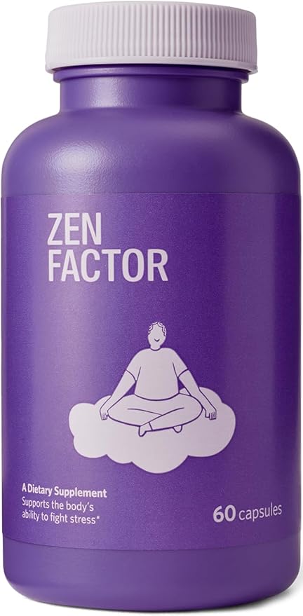 Zen Factor Supplement with Passionflower and Phosphatidylserine - 60 Capsules