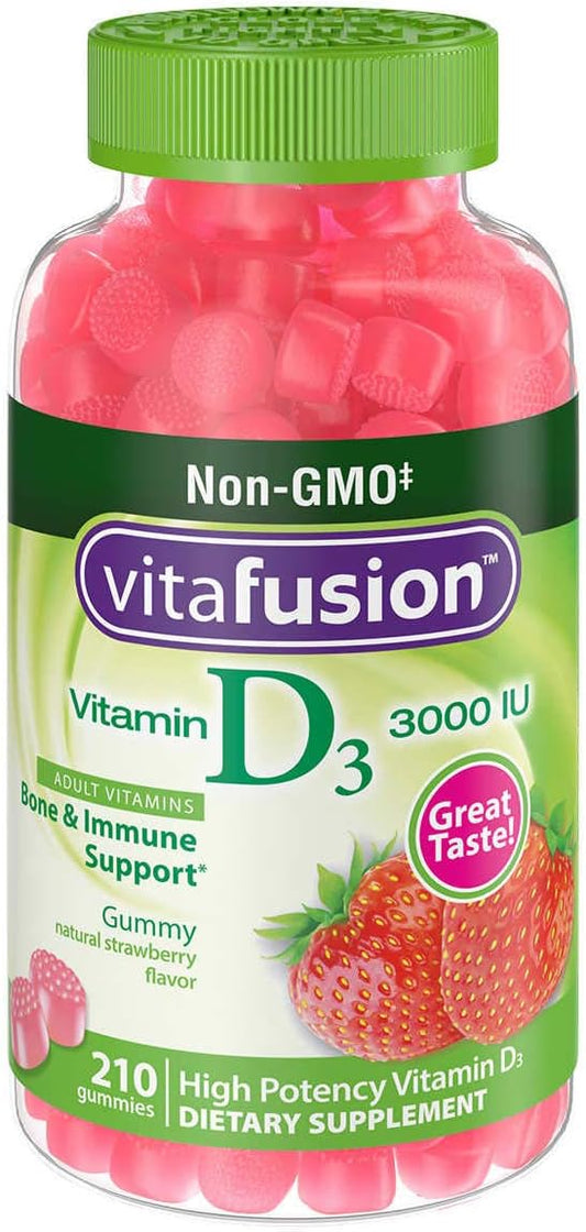 vitafusion Vitamin D3 3000 IU, 210 Adult Gummies