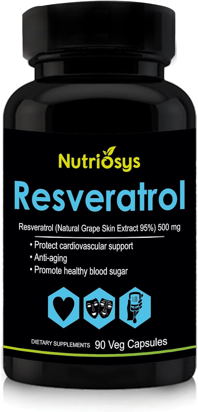 Resveratrol 500mg 90 Veg Capsules