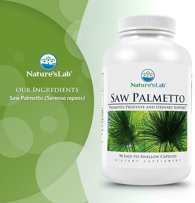 Nature's Lab Saw Palmetto 450mg - 90 Capsules