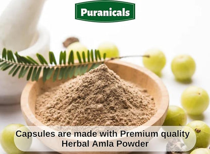 Amla Premium 320 Capsules Boosts Immunity & Great for Skin and Hair Health | Herbal Supplement | 900 mg Per Serving | Made with Herb Amalaki Powder