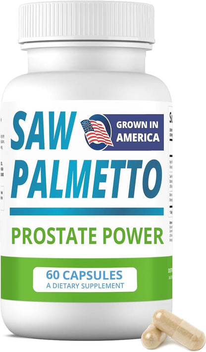 Saw Palmetto Extract for Men: Prostate Health Supplement for Men. High Strength Prostate Support Supplement for Men’s Health. Prostate Power 60 Caps