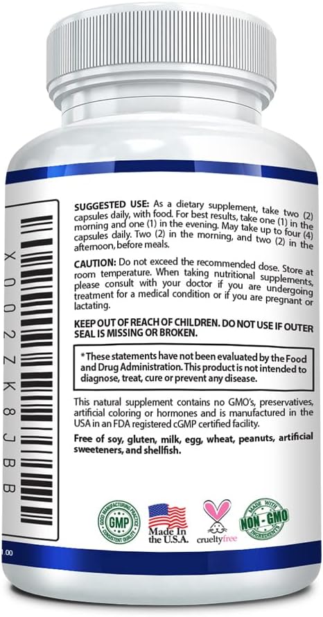 Research Verified Lung and Respiration - Seasonal Allergy and Sinus Support - Vitamin A, C & D, Quercetin, Nettle Leaf Extract - 60 Capsules - Made in The USA