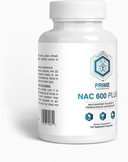 NAC 600 mg for Lung Health, Liver Support, Immune Support, Cognitive Function, Respiratory Health & Antioxidants - with Selenium and Molybdenum